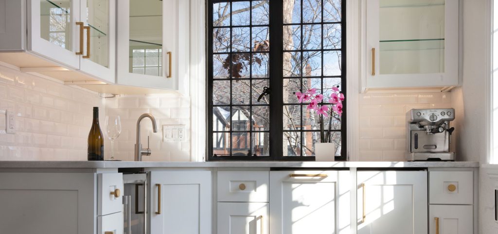 Beautiful sunlit kitchen remodel