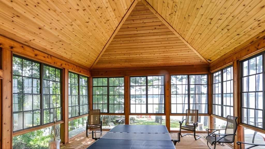 Wood living space addition